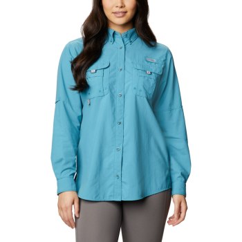 Columbia Overhemd Dames, PFG Bahama Long Sleeve Blauw, 85YTCJVLN